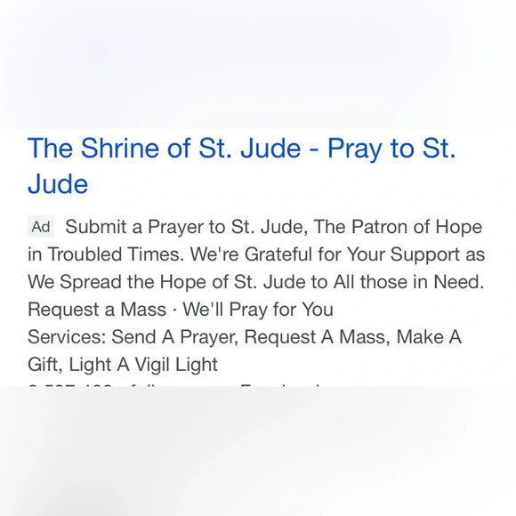 Sterling silver Saint Jude necklace - Picture 10 of 10